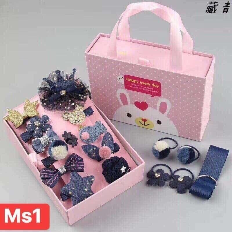Set 18 món Kẹp tóc,cài tóc cho bé gái [New 2018]
