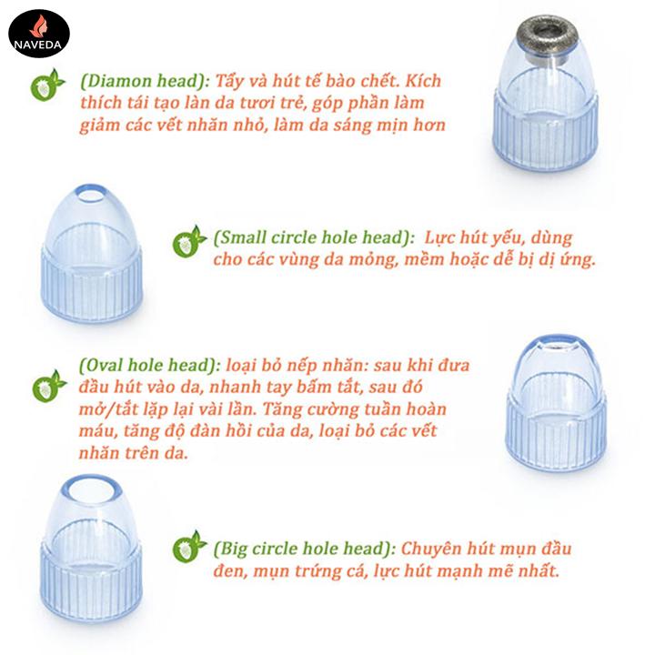 Máy hút mụn cầm tay ComeDo - Mẫu mới 2020