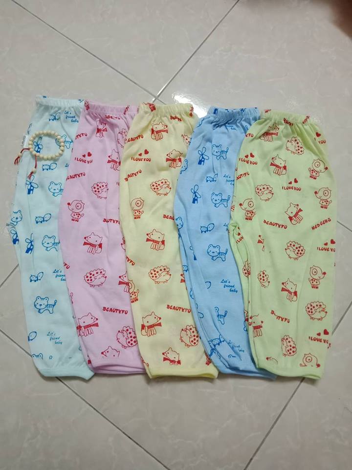Quần chục Dài cotton cho bé  (combo 10 quần)