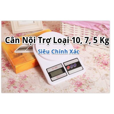 Cân Điện Tử Nội Trợ SF400 Loại 10 KG, 7 KG, 5 KG - Sai số chỉ 1 Gram