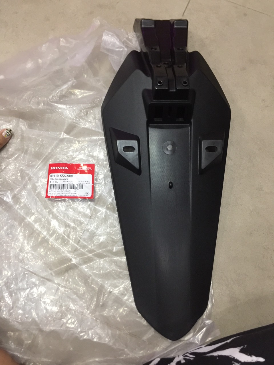 Dè chắn bùn/ biển số zin hãng Honda xe Winner 150 và Winner X.