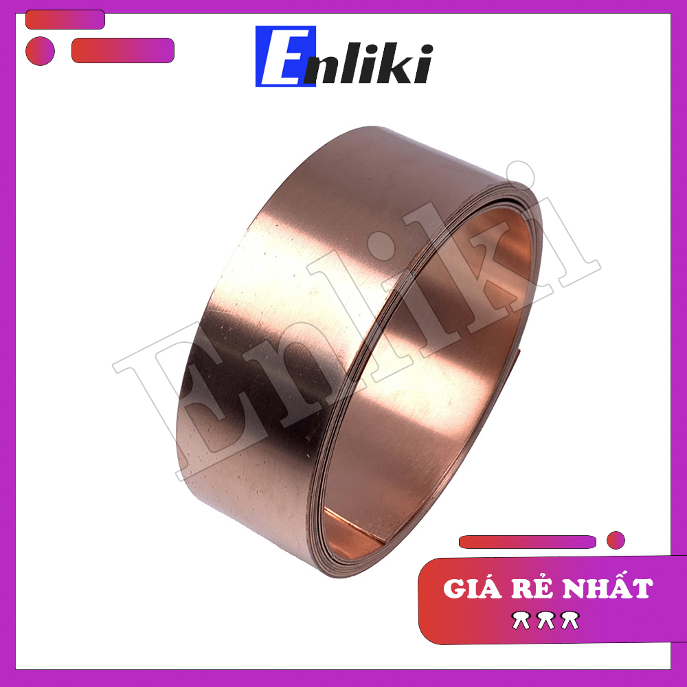 Đồng lá EE65 - 4 Zem Màu Đỏ (Mét)