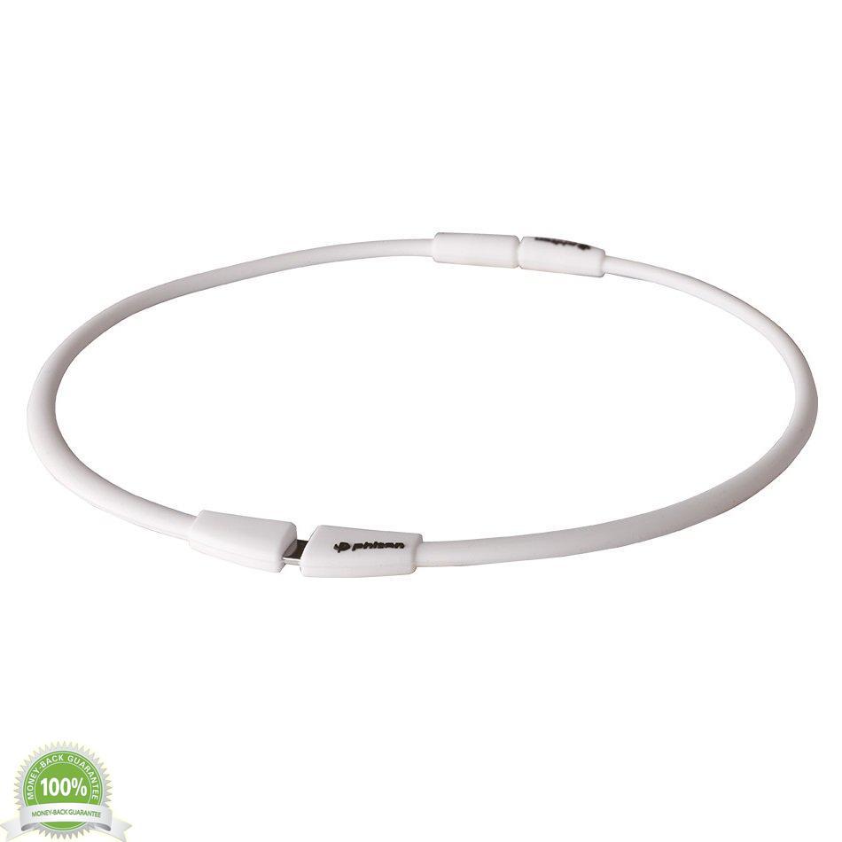 Vòng Đeo Cổ Phiten Rakuwa Necklace GS S-Pro - Trắng (43cm)