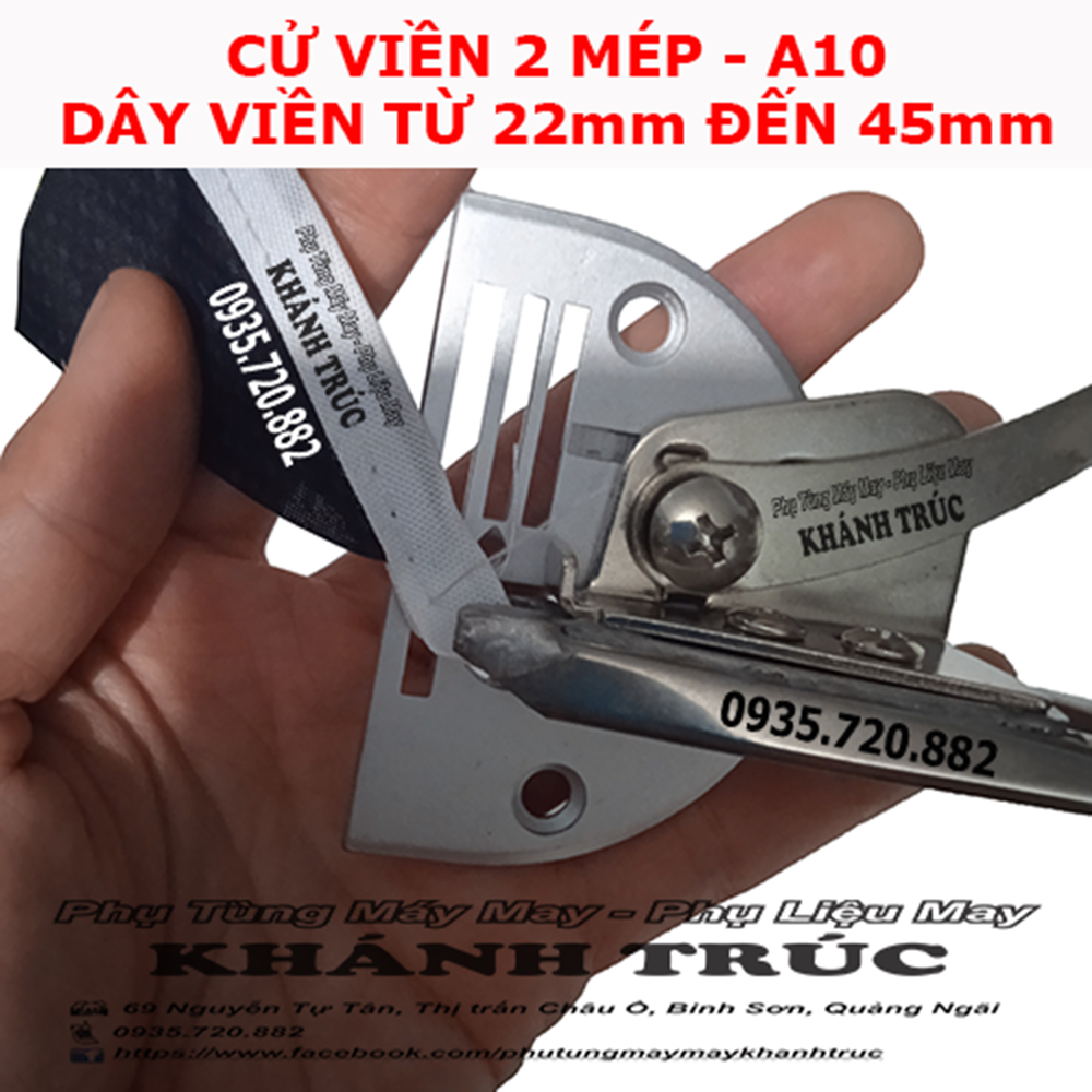 Cử viền a10 2 mép máy may 1kim công nghiệp