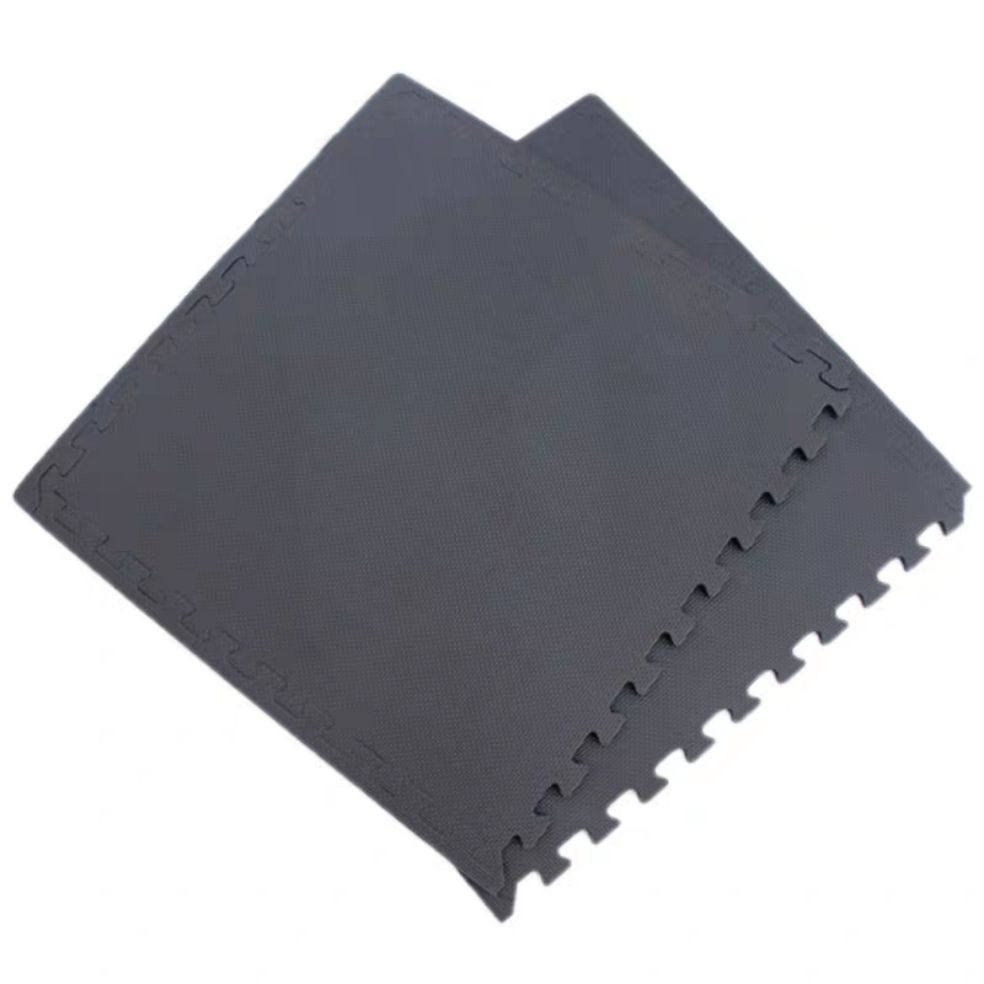 bộ 9 tấm thảm lót sàn đen 62*62*1cm