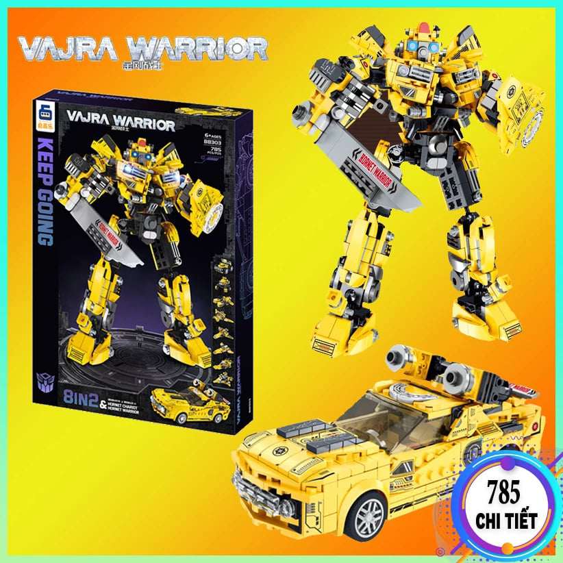 Đồ Chơi Lắp Ráp Kiểu Lego Mô Hình Robot Transformers Đại Chiến Optimus Prime