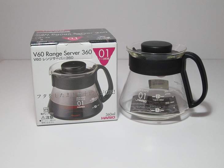 ]Bình Đựng Cà Phê & Trà Hario 360ml (XVD-36T)