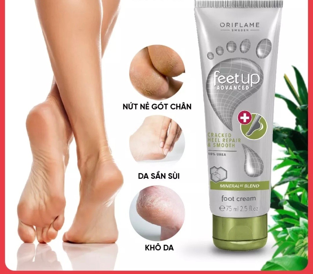 Kem dưỡng da chân. Chống nứt gót chân 75ml date 4/27