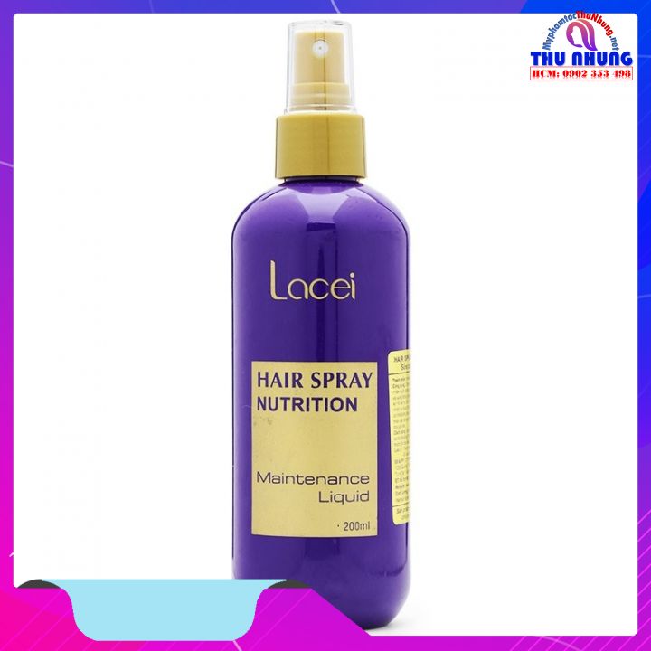 [HCM]NƯỚC XỊT DƯỠNG TÓC LACEI NUTRITION TÍM 200ML