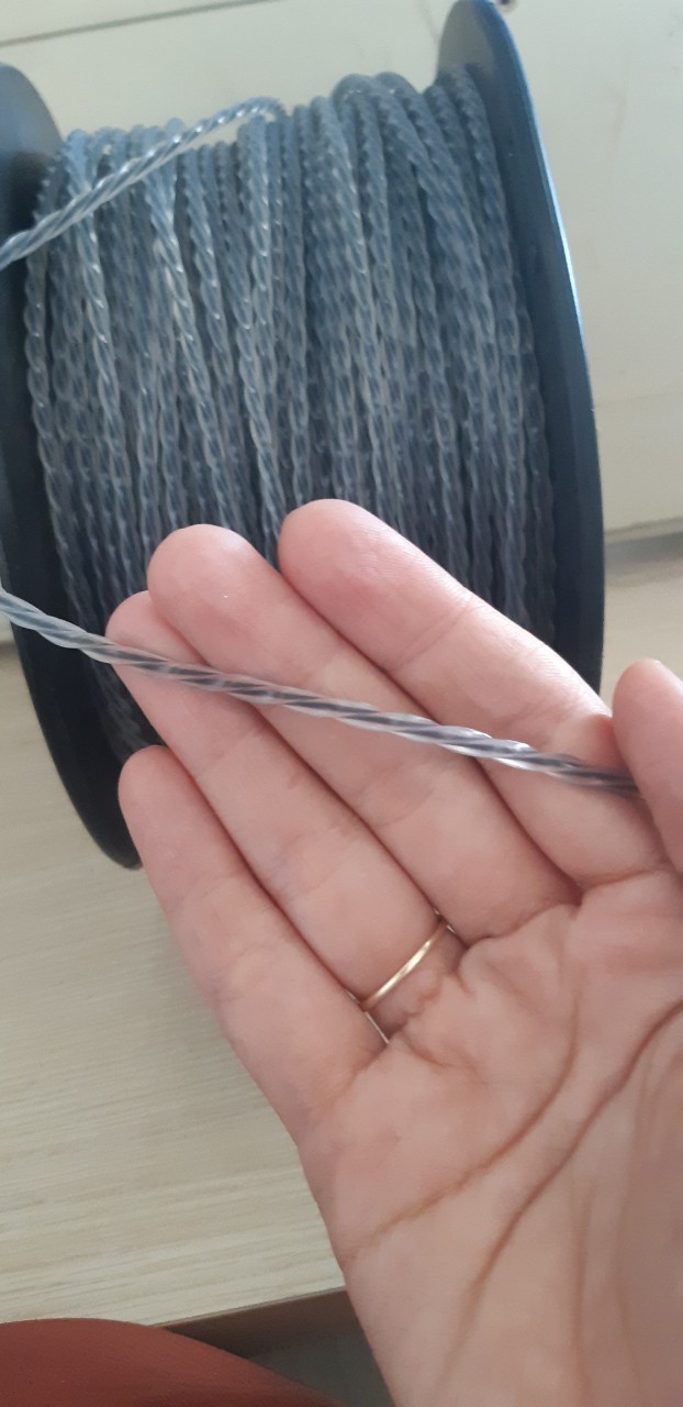 Cước cắt cỏ xoắn lõi đen 3mm ( 20m)