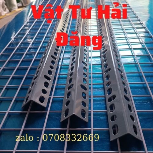Thanh sắt V Lỗ V3 Dài ( 20cm-30cm-40cm-50cm) lắp ráp kệ sắt v lỗ đa năng