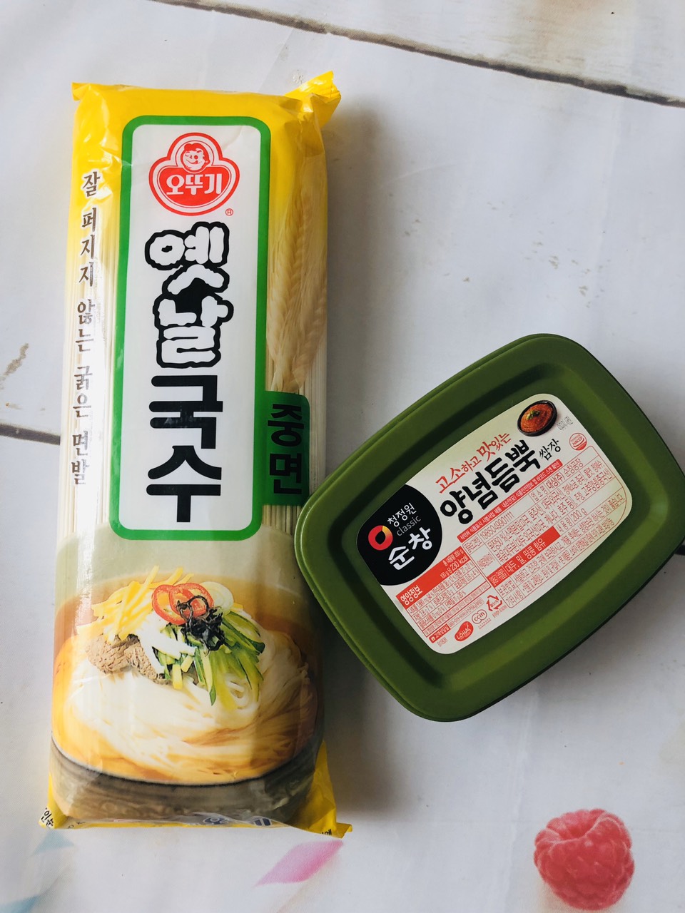 combo mì trộn hàn Quốc (500g mì Hàn Quốc+ hộp sốt 170g)_Monhi_Food