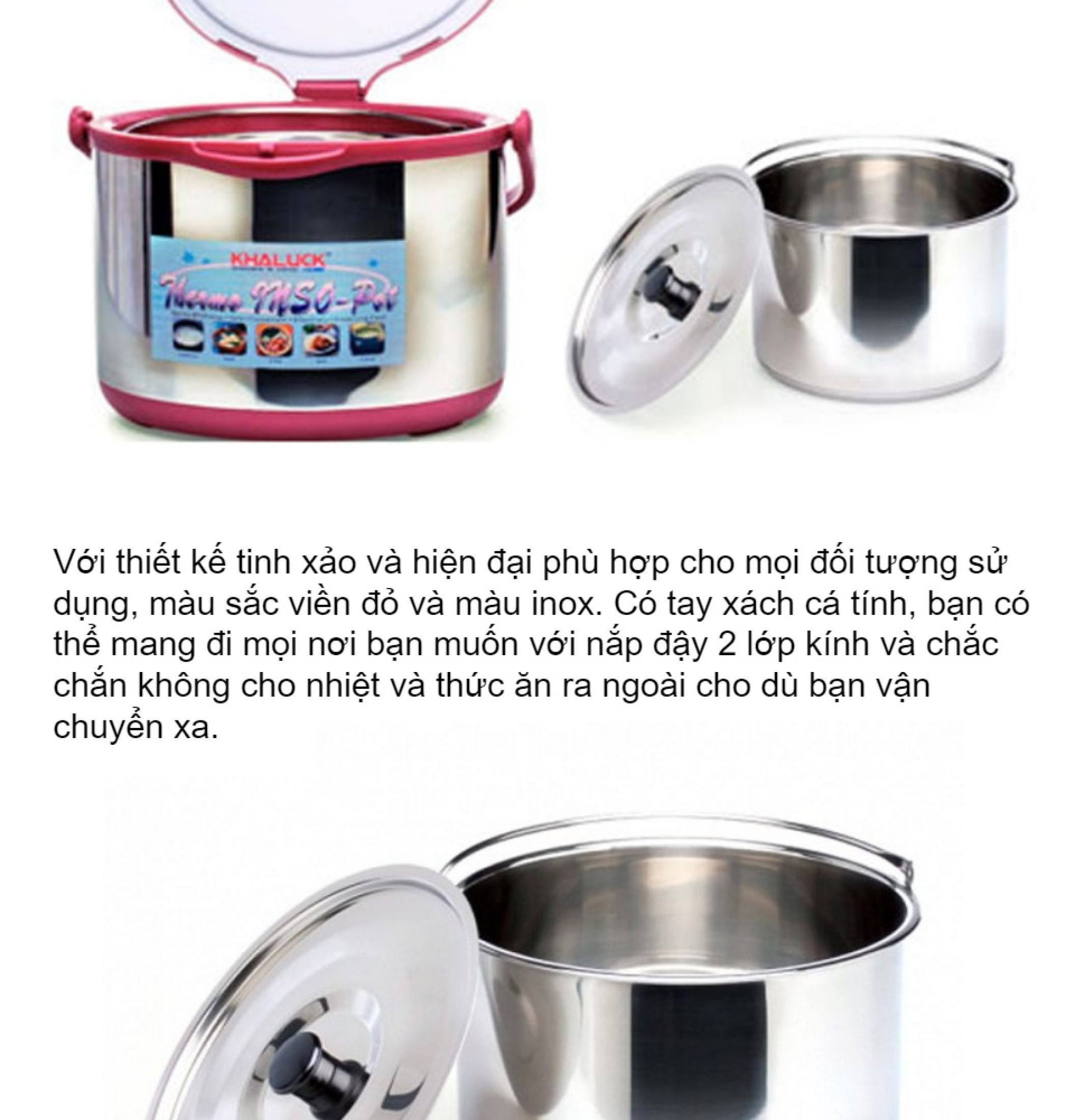 Nồi ủ Khaluck 5 lít KL-710 (Bạc)