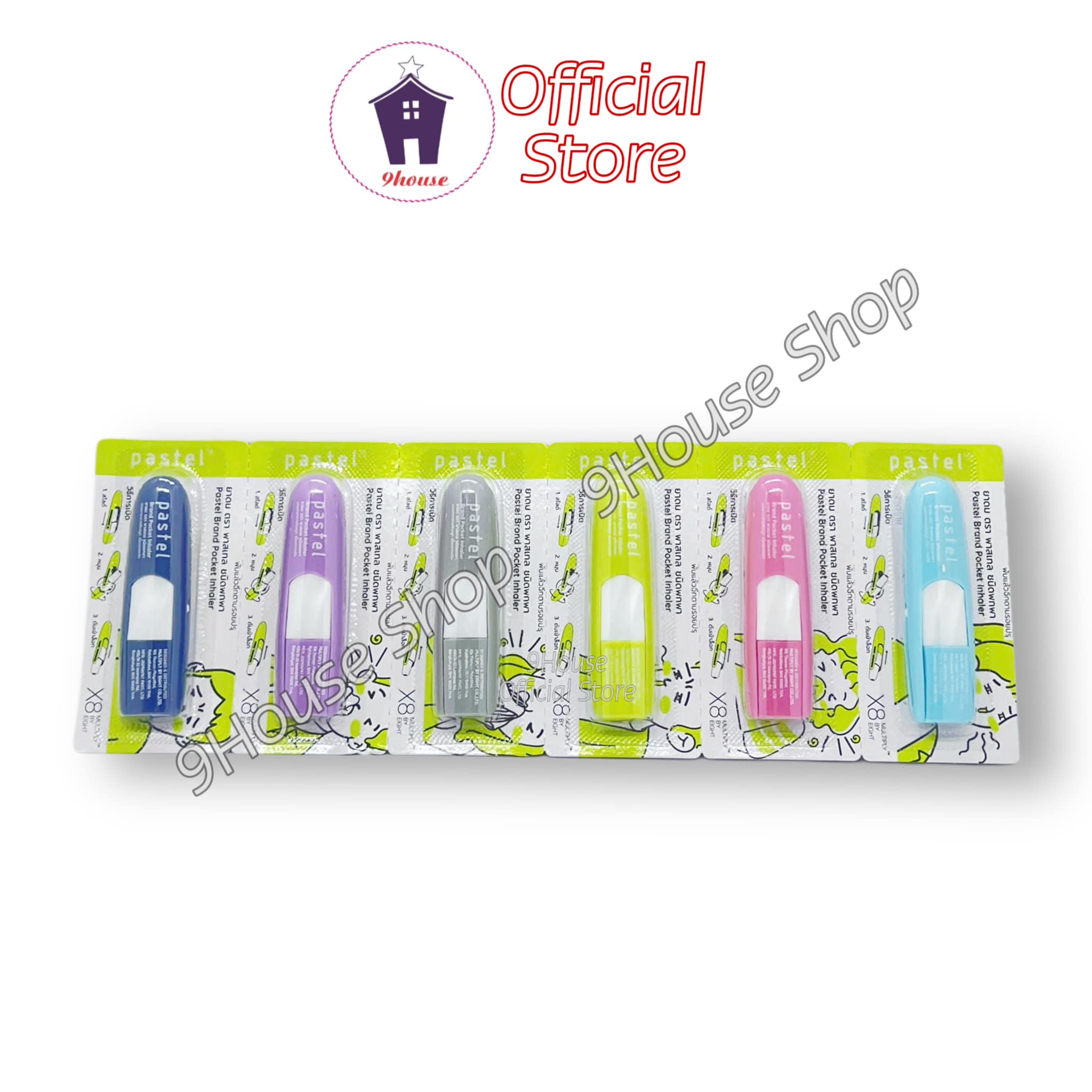 01 Ống Hít Mũi PASTEL POCKET INHALER 2cc Thái Lan (2 đầu)