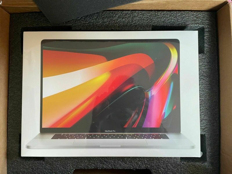 Brand New 2019 AppleMacBook Pro 16” Retina Display 2.3GHz Core i9 AMD Radeon Pro 5500M 16GB 1TB SSD Silver