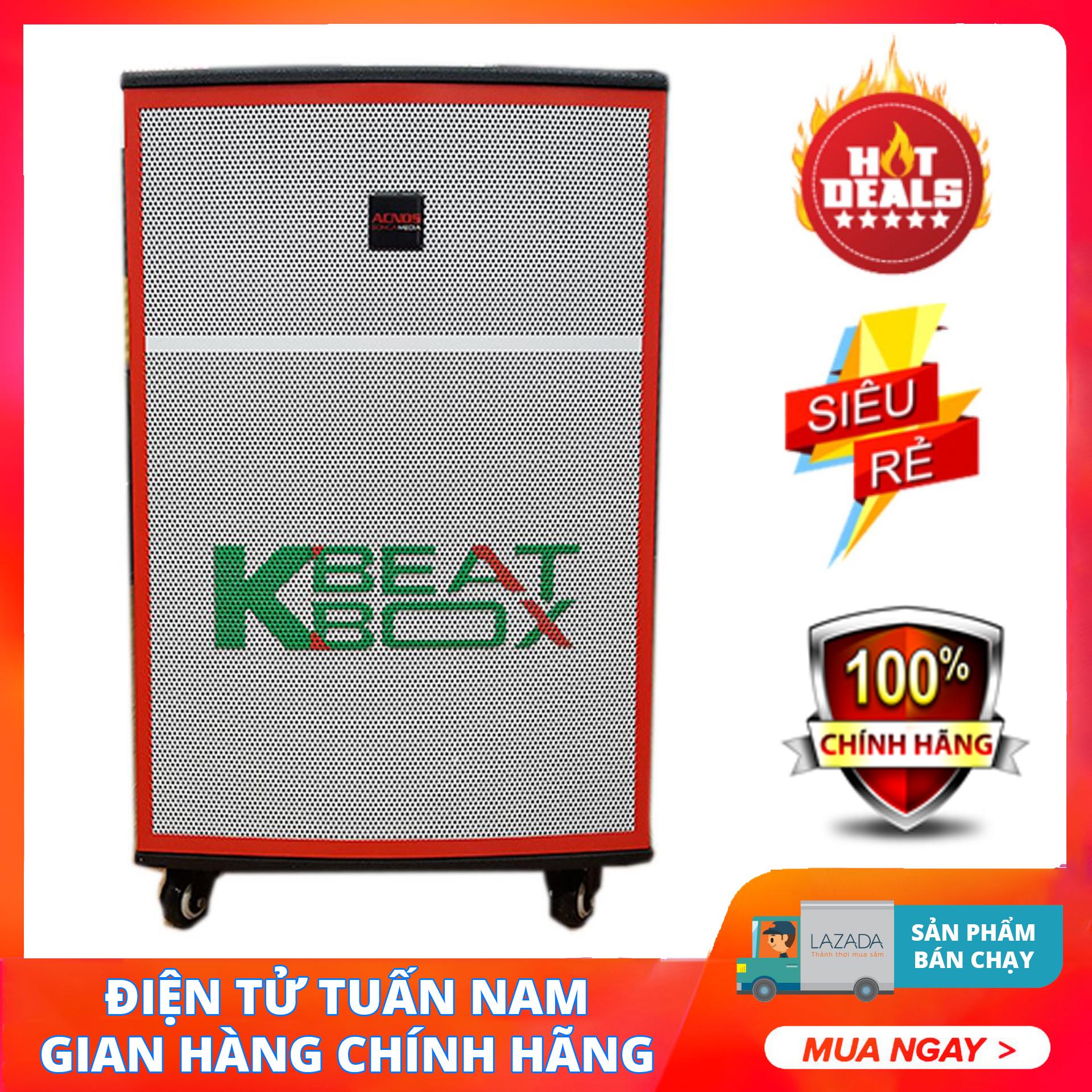[HCM][Trả góp 0%]Loa kéo Bluetooth Karaoke ACNOS BEATBOX KB40 (4 TẤC) - CỰC HAY
