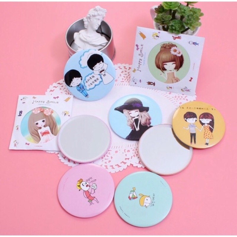 GƯƠNG MINI QUỐC DỄ THƯƠNG BỎ TÚI