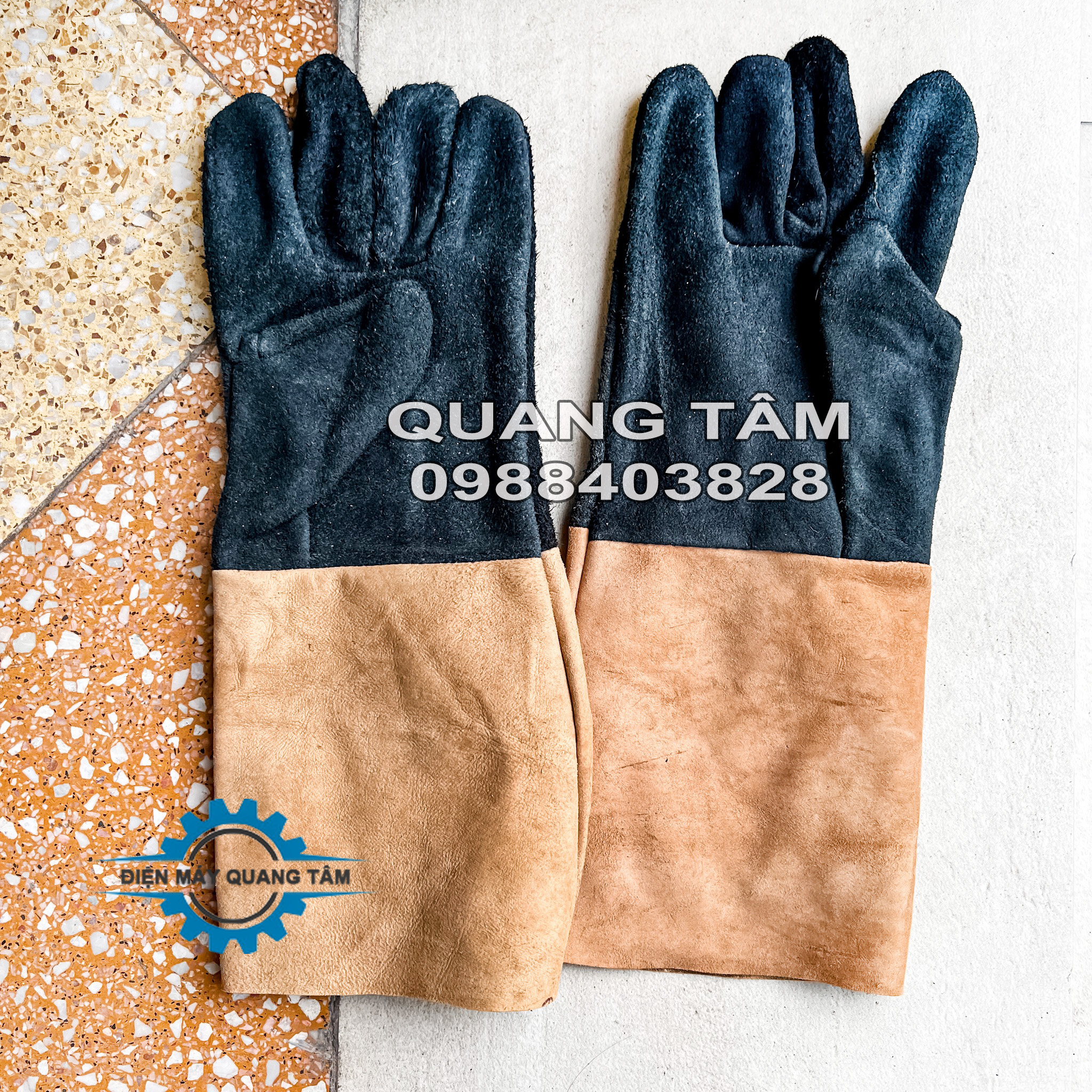 Găng tay hàn chịu nhiệt - chống nóng - cháy - tia lửa điện