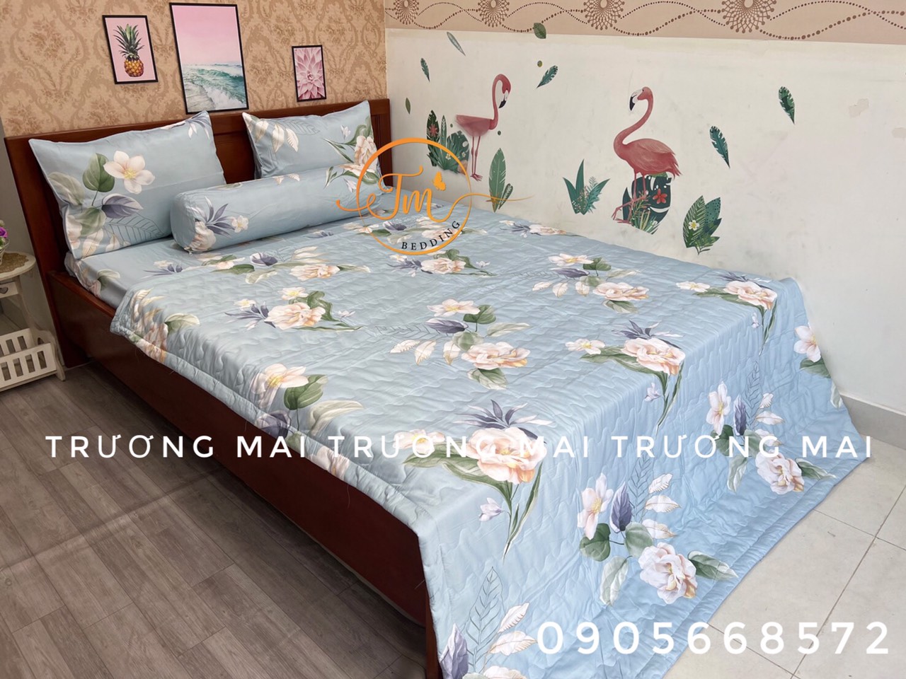 Chăn ga gối lụa tencel mềm mát mượt vô cùng