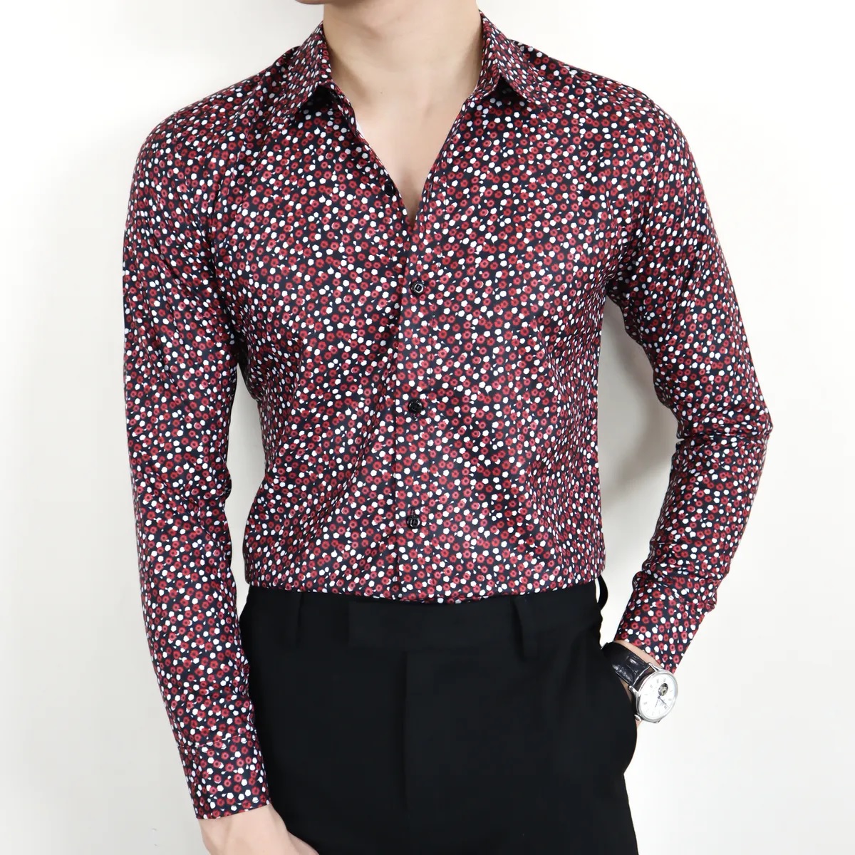ÁO SƠ MI NAM HỌA TIẾT