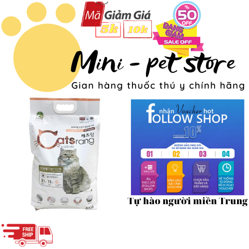 [5KG] Thức ăn hạt cho mèo Hàn Quốc Catsrang