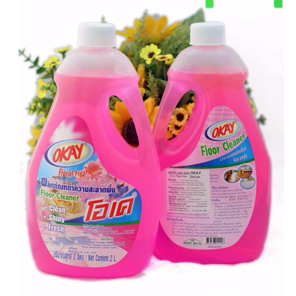 Nước lau sàn nhà Okay - 2 Lít