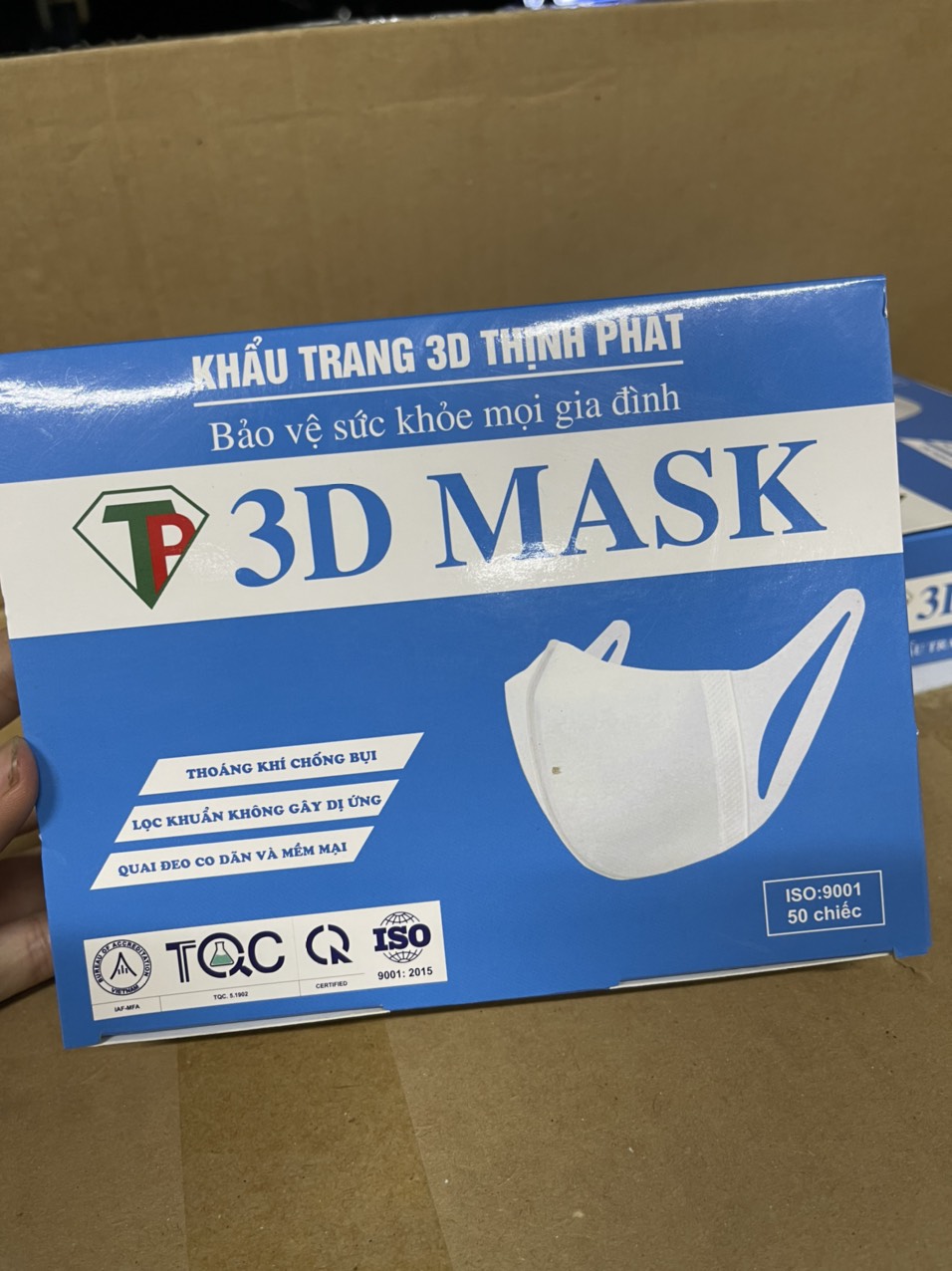 Khẩu Trang 3D Mask Hộp 50 Chiếc