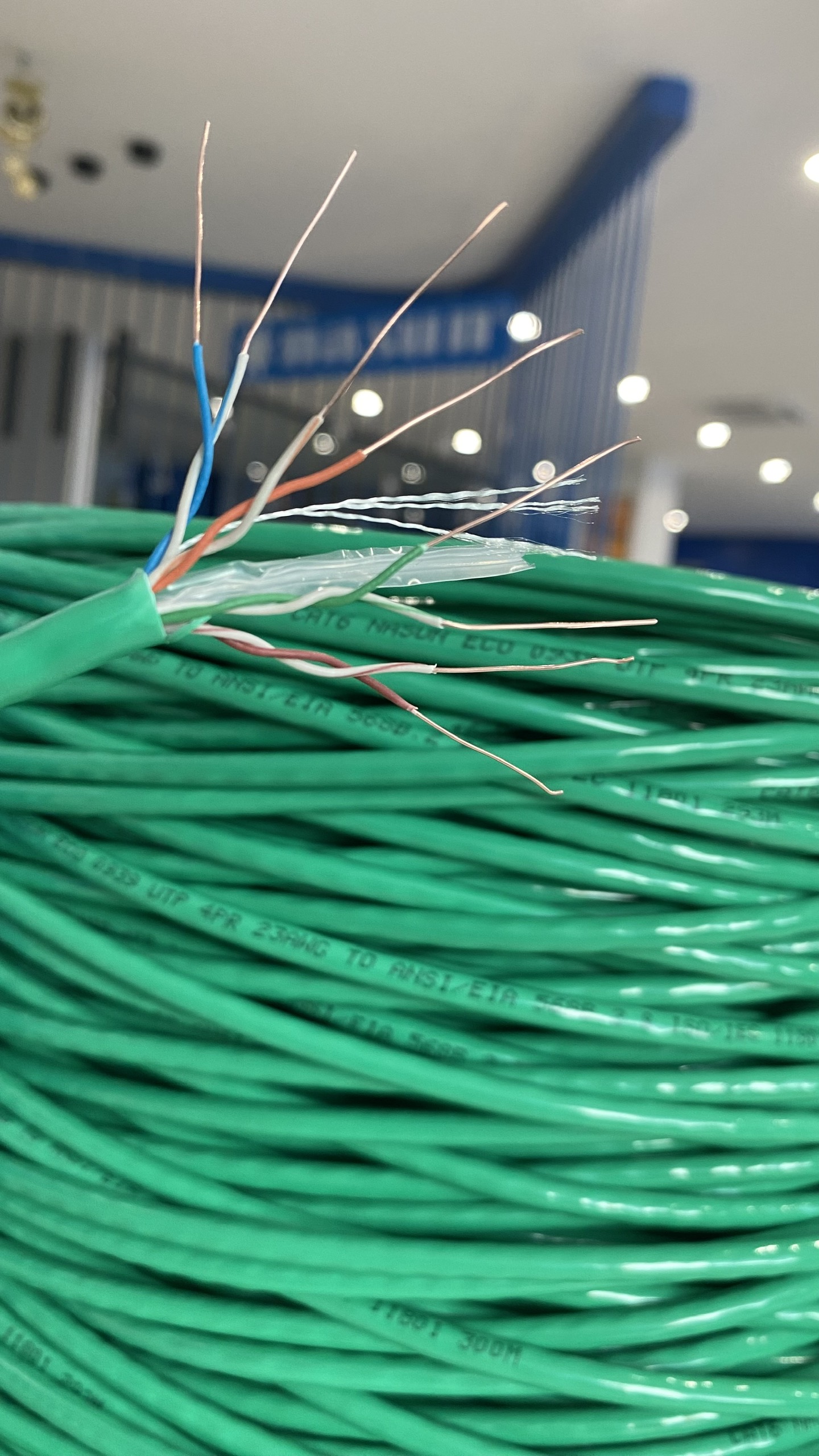 (Cuộn 305m). Dây mạng Cat6 Nasun ECO 0939