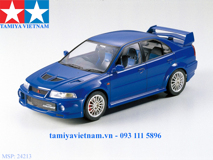 24213 mô hình xe ô tô 1/24 scale mitsubishi lancer evolution vi