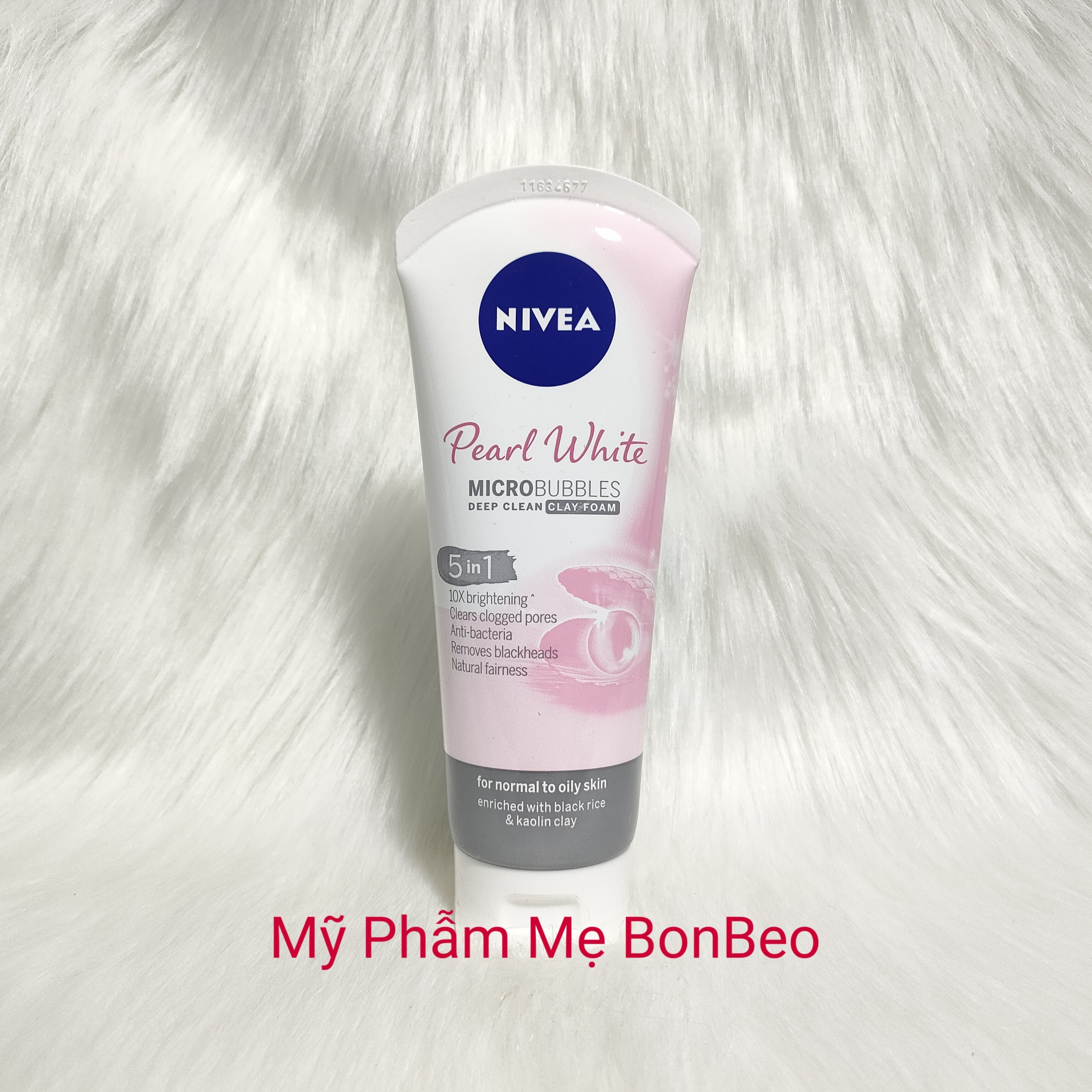 Sữa rửa mặt Nivea trắng da sạch sâu 100g