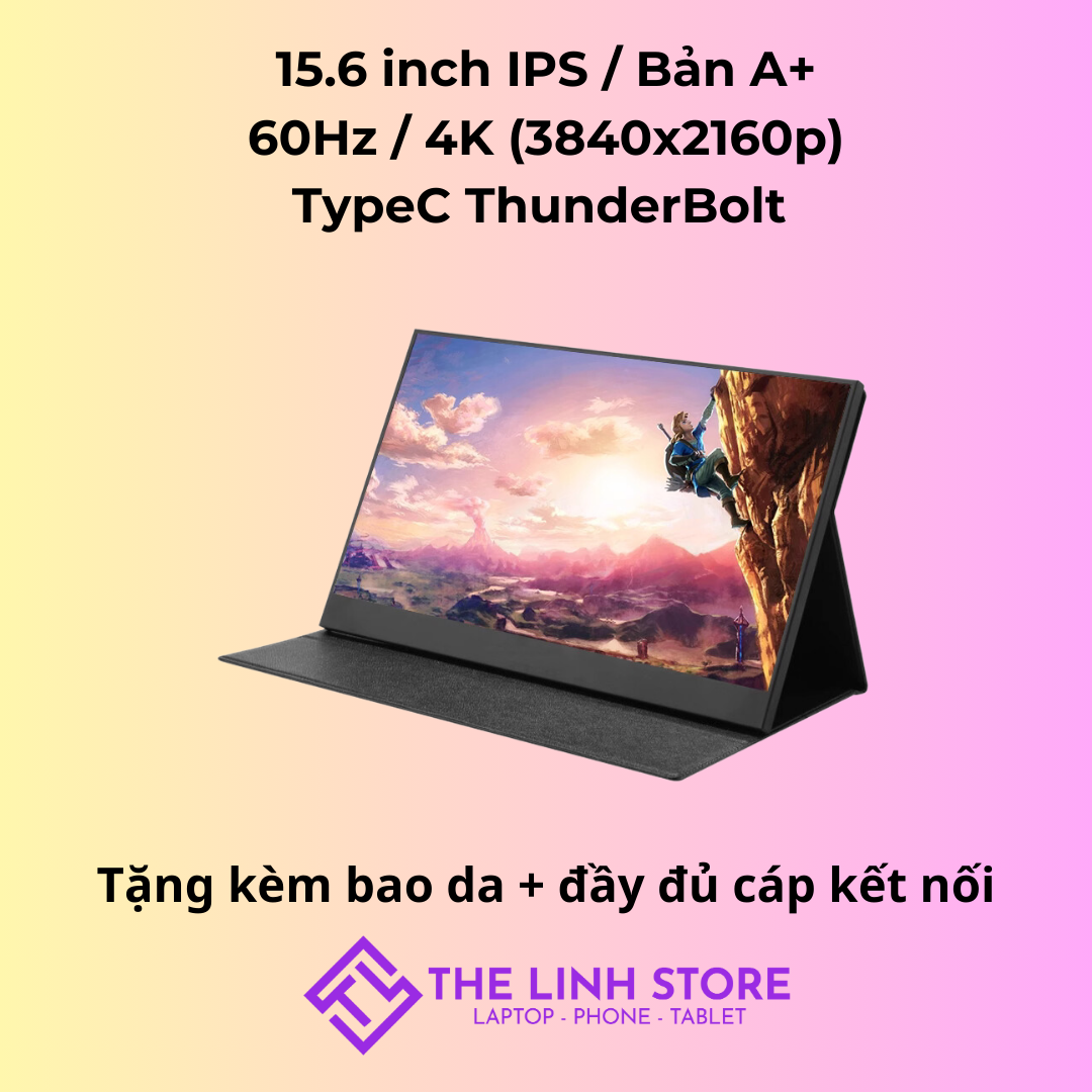 Portable monitor 15 inch ips 2.5k 144hz typec thunderbolt - gift leather case