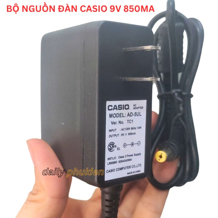 Adapter nguồn đàn Casio LK-230 LK-270 LK-30 LK-300TV 9v