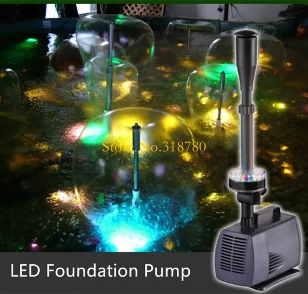 Đài phun nghệ thuật kết hợp đèn âm nước