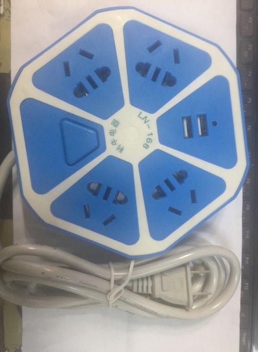 [HCM]Ổ Cắm ĐiệnTrái Cam 5 Lỗ Cắm 3 Chấu 2 Cổng USB