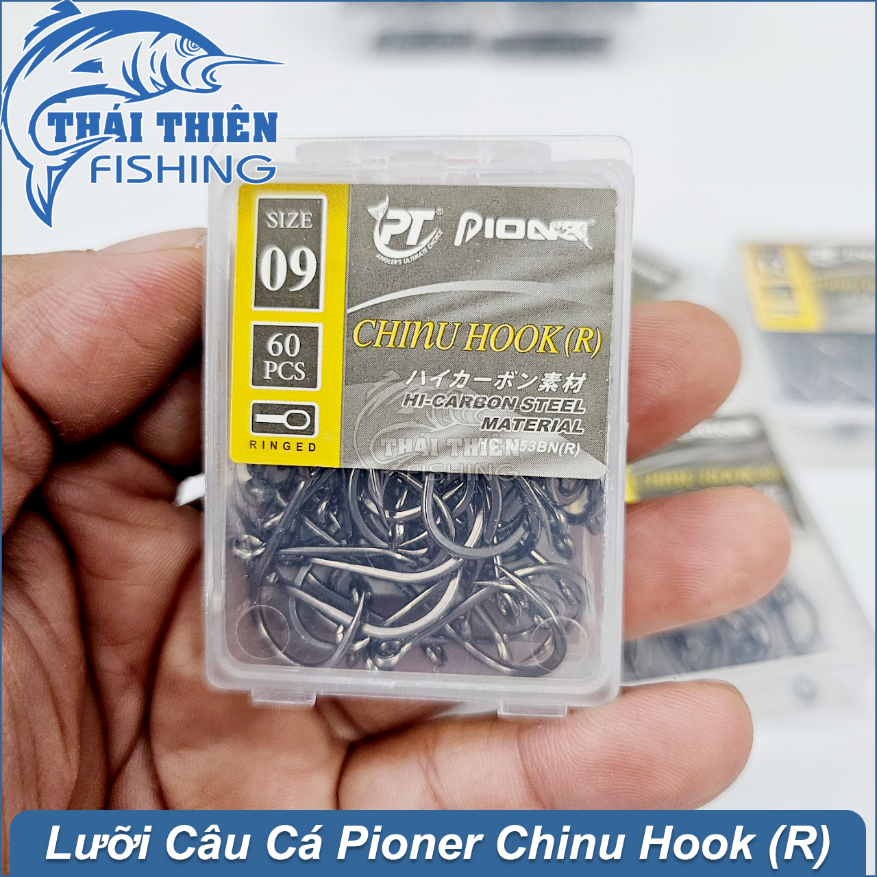 [HCM]Lưỡi câu cá Pioner Chinu Hook (R)
