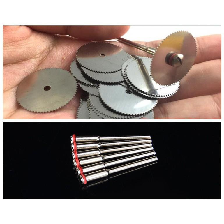 Bộ 15 Lưỡi cắt răng cưa 25mm ( cán 5pcs, Lưỡi cắt răng cưa 10pcs )