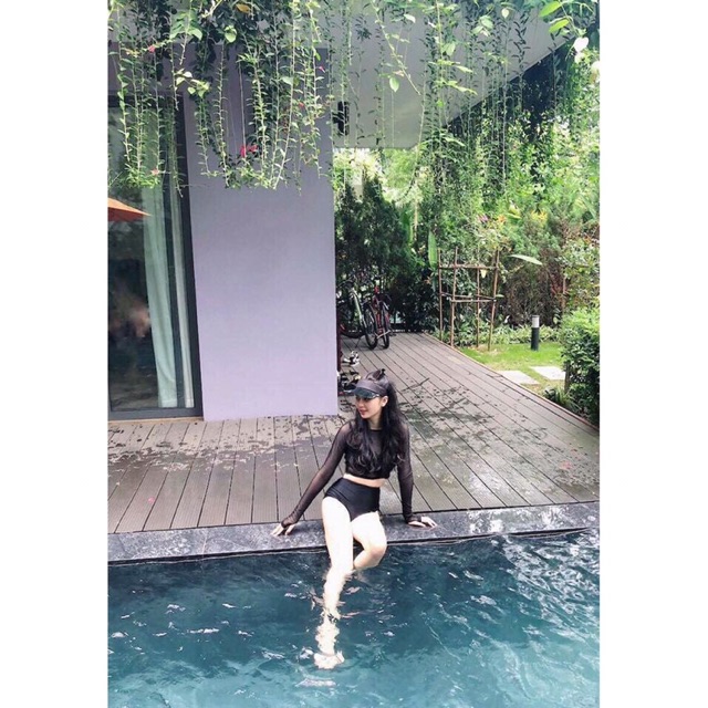Bikini tay dài lưới