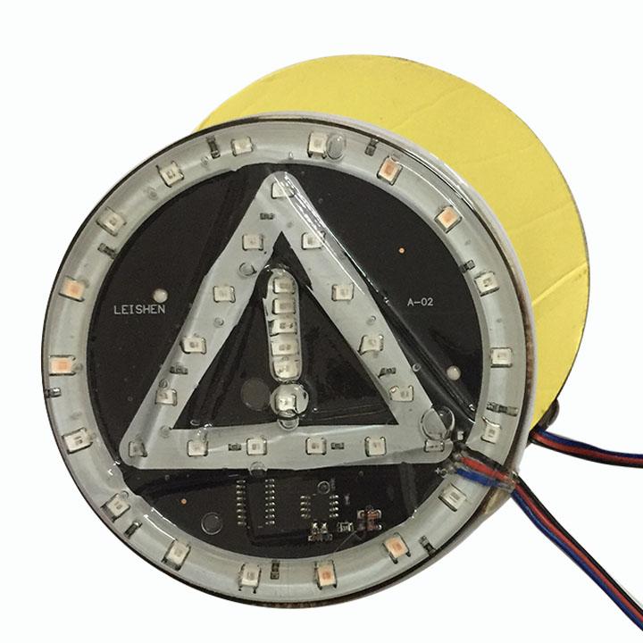 Đèn led miếng dán cảnh báo dấuchấm than cho xe tải 24V