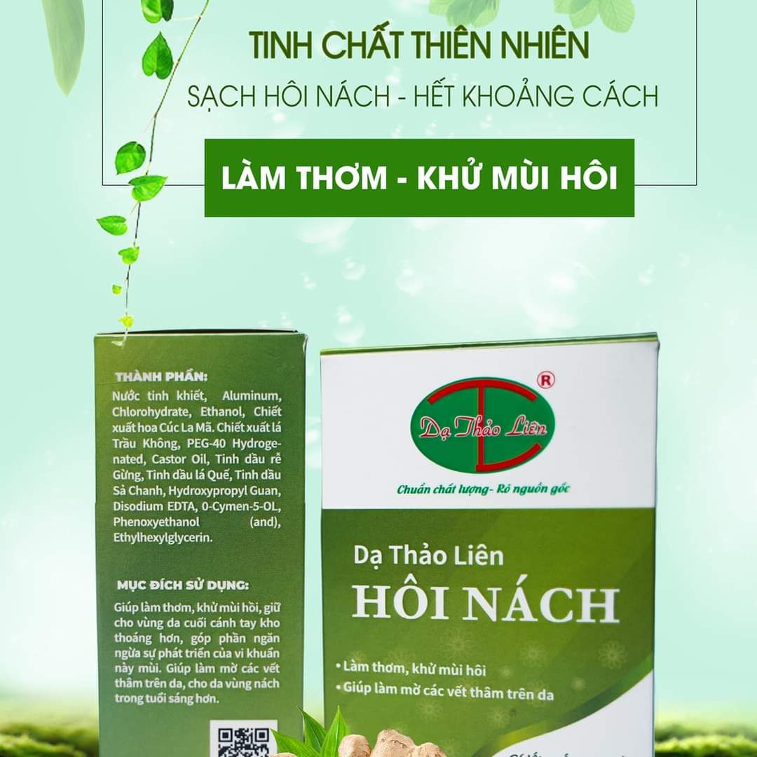 khử mùi Hôi Nách DẠ THẢO LIÊN
