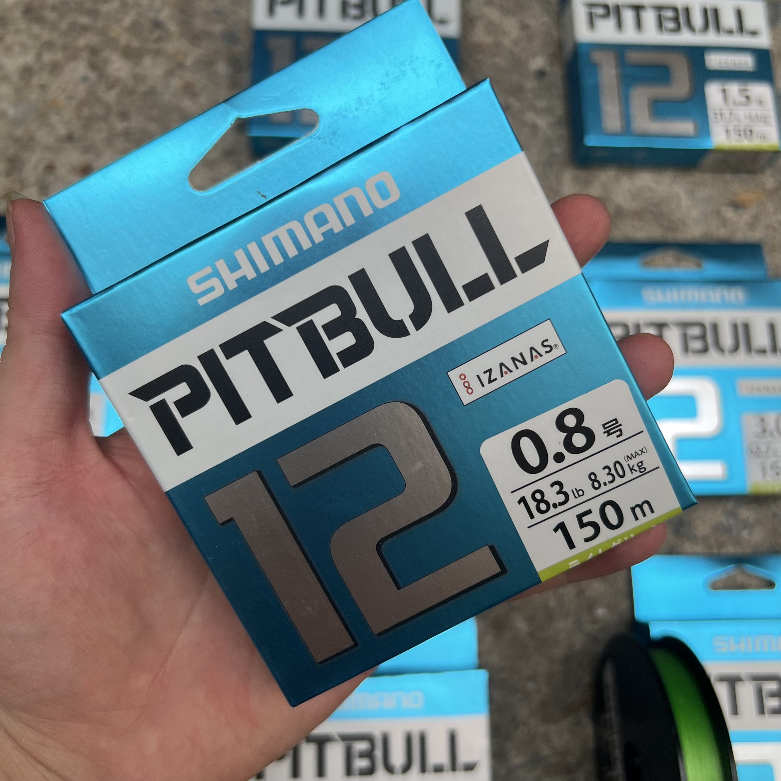 Dây Dù 150m Câu Cá PE Pitbull 12 Chính Hãng - DD150M001