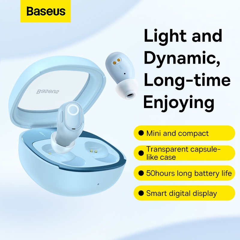 Tai Nghe Bluetooth Baseus Bowie WM02 Plus True Wireless Earphones