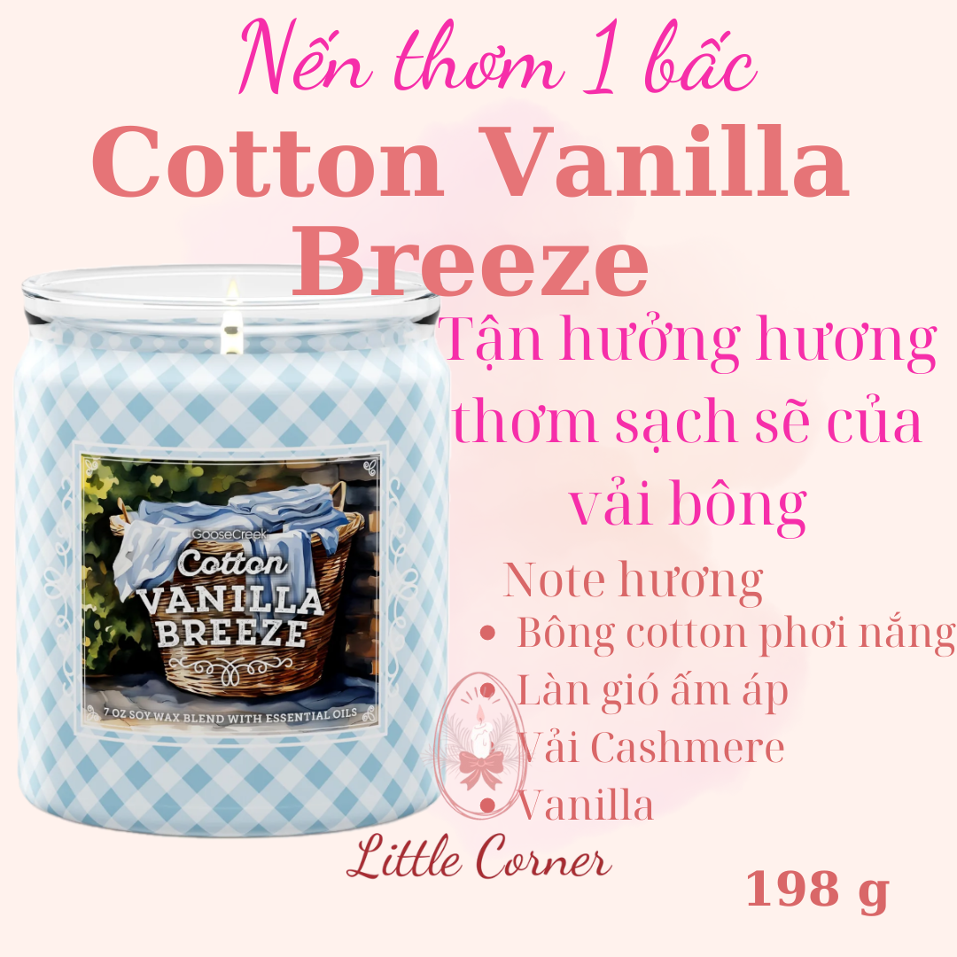 Nến thơm 1 bấc GOOSE CREEK 198g