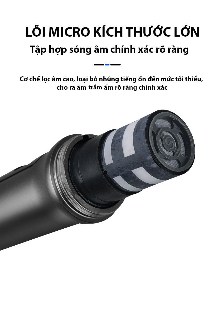 [HCM]Micro Karaoke Không Dây Cho Loa Kéo JSJ  W-16