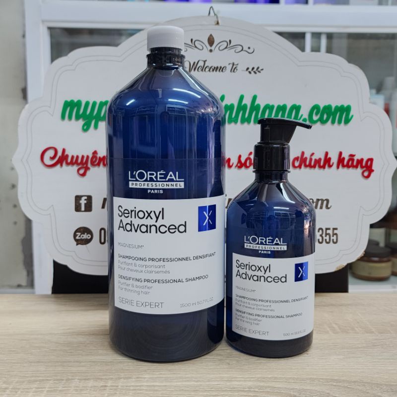 DẦU GỘI  L'OREAL KÍCH THÍCH MỌC TÓC SERIOXYL 500ML - 1500ML