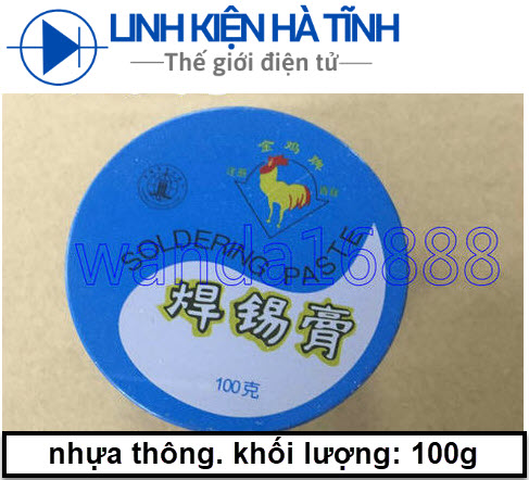 Mỡ hàn soldering paste jinji chuyên hàn dán smd hộp 100g