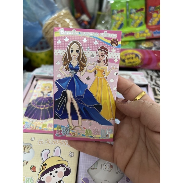 Hình Dán Vở Búp Bê Thời Trang(Bộ 6 Tấm Loại Đẹp)