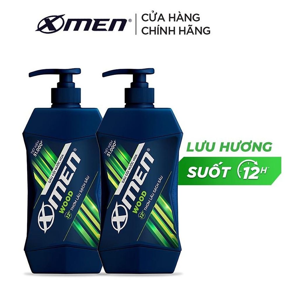 Dầu gội hương nước hoa x-men Wood 650g