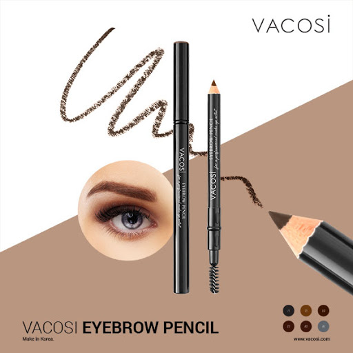 Vacosi Chì Mày Chuốt 2 Đầu Eyebrow Pencil