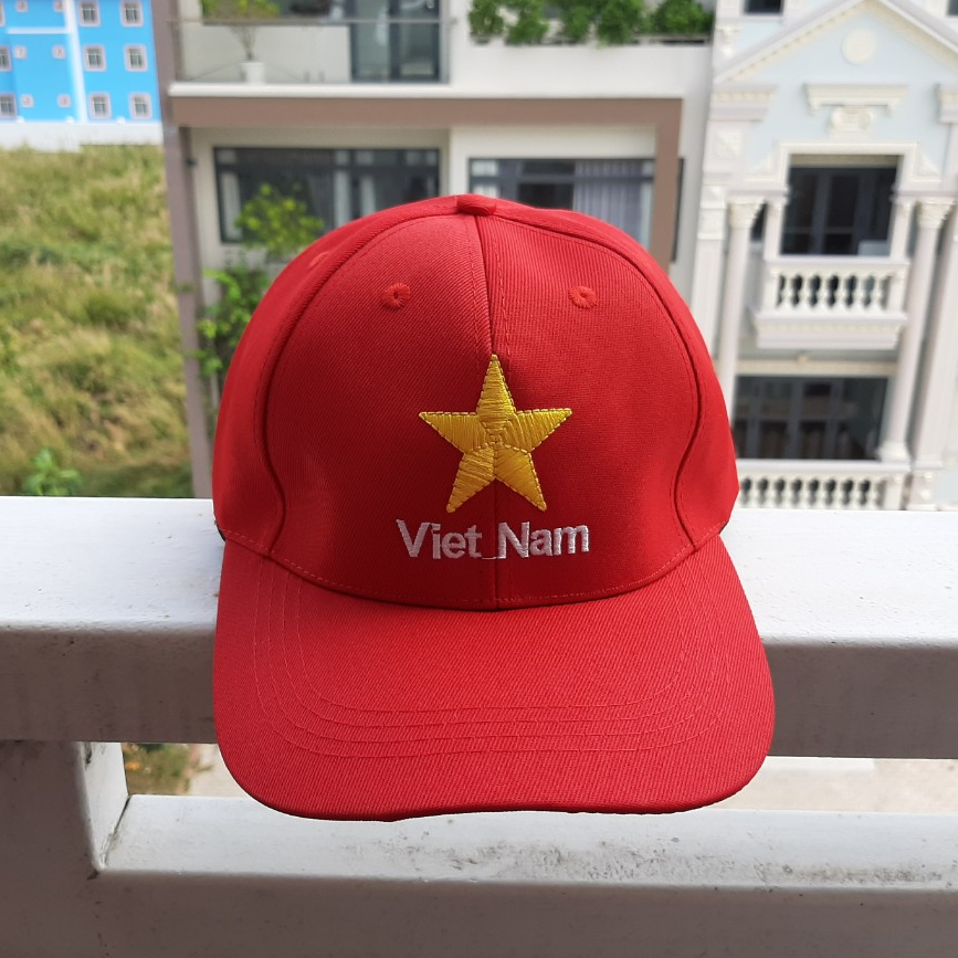 [HCM]NÓN LƯỠI TRAI CỜ ĐỎ SAO VÀNG - NCD01