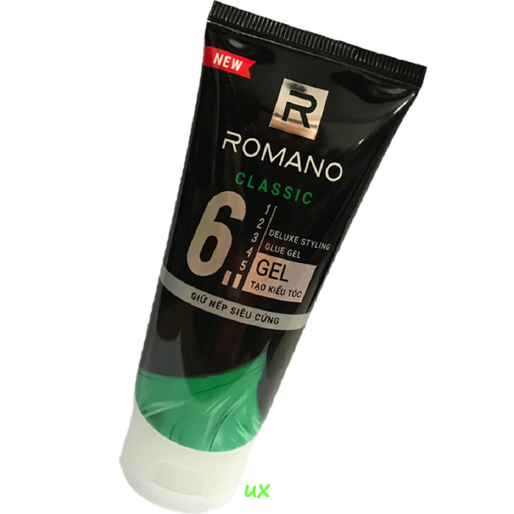 Gel Vuốt Tóc 150g Romano Classic Giữ Nếp Siêu Cứng.